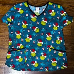 Dr. Seuss Patterned Scrub top, XL